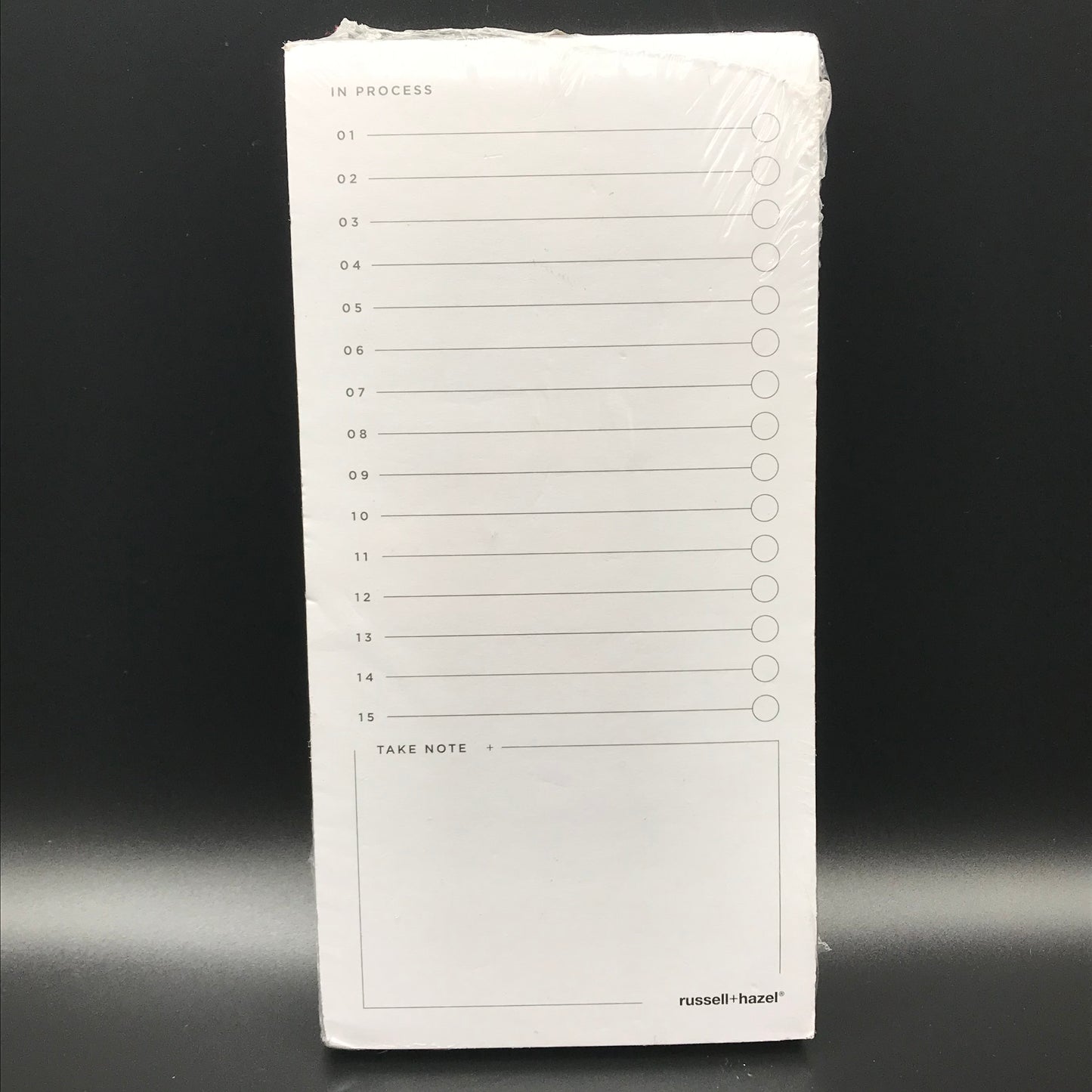 Russell + Hazel: Weekly Notepad x “In Progress" Notepad - 2pc. Set