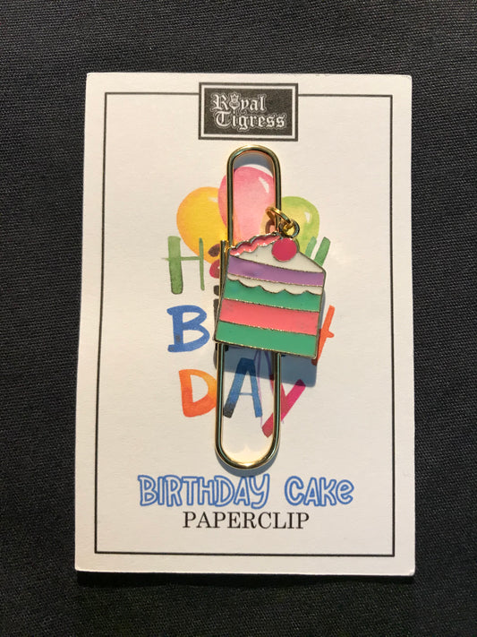 Birthday Cake Paperclip