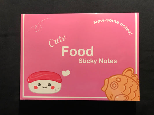 Cute Food Sticky Notes